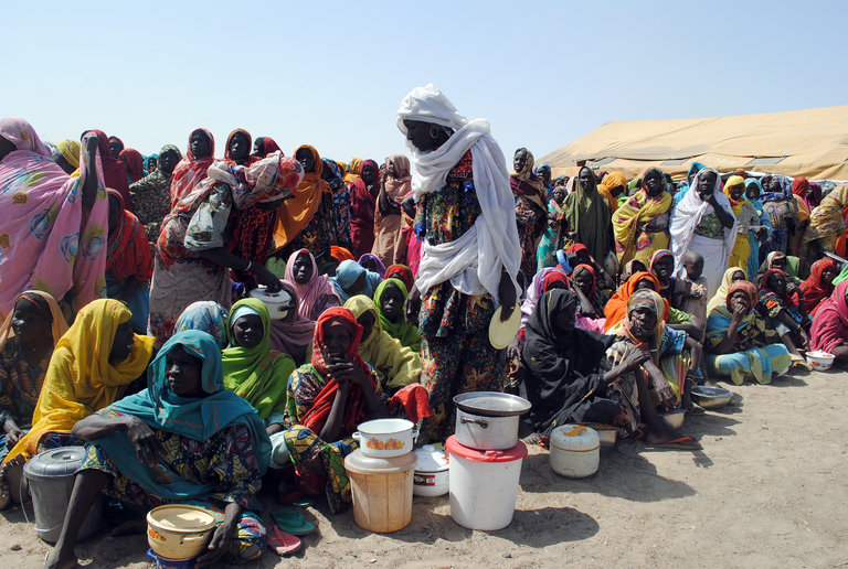 Nigerians at Dikwa camp in northeastern Nigeria
