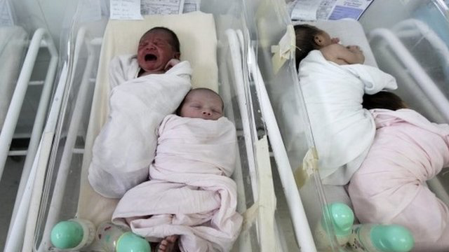 babies in the nursery